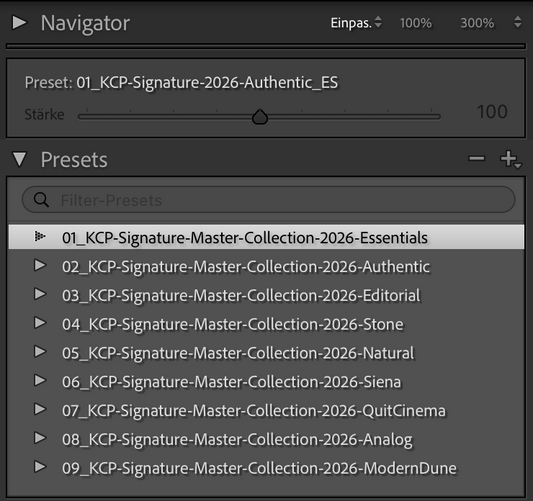 KCP Signature Master Preset Collection 2026