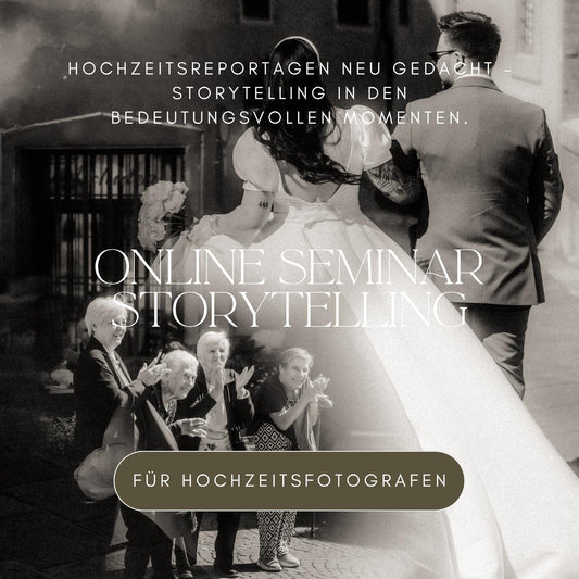 Online Seminar Storytelling for Wedding Photographers