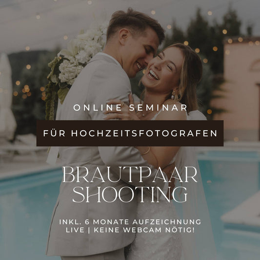 Live Online Seminar Wedding Bridal Couple Shooting | March 20, 2023