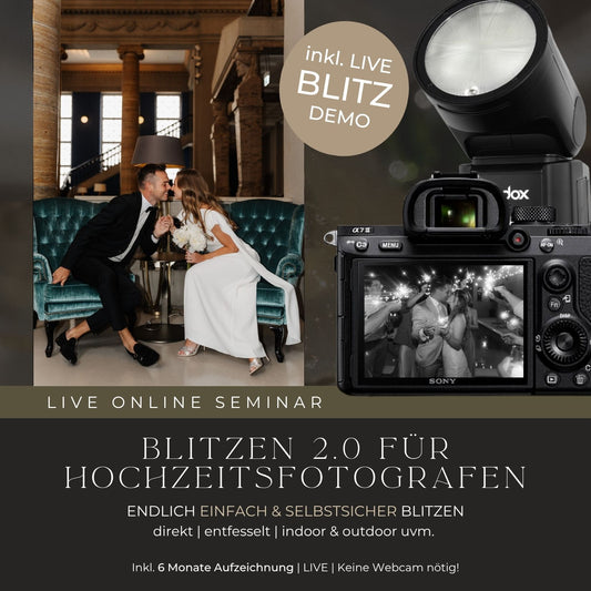 Online seminar Flash 2.0 for wedding photographers